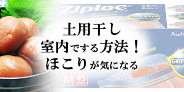 梅干しの土用干しを室内でする方法！ほこりが気になる人向け